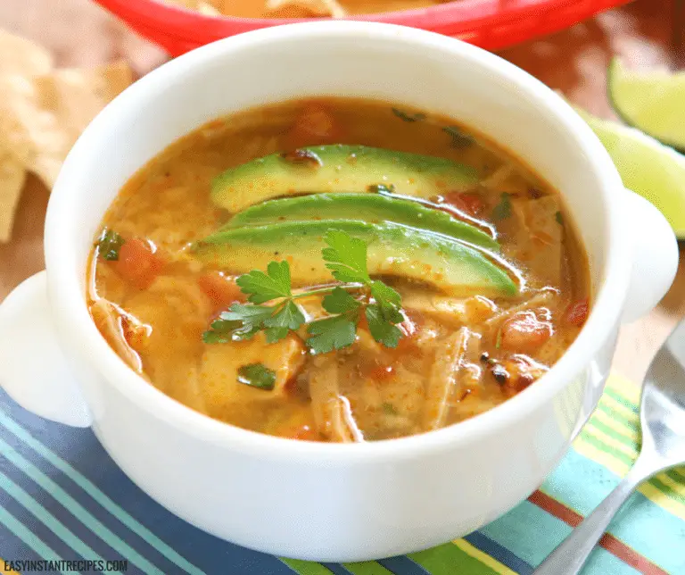 Instant Pot Chicken Tortilla Soup – Easy Instant Recipes