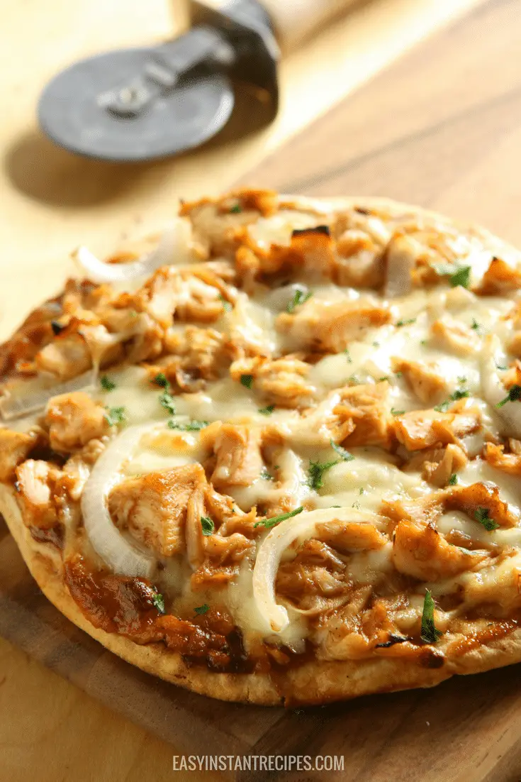 Quick Leftover Instant Pot Chicken Pizza – Easy Instant Recipes