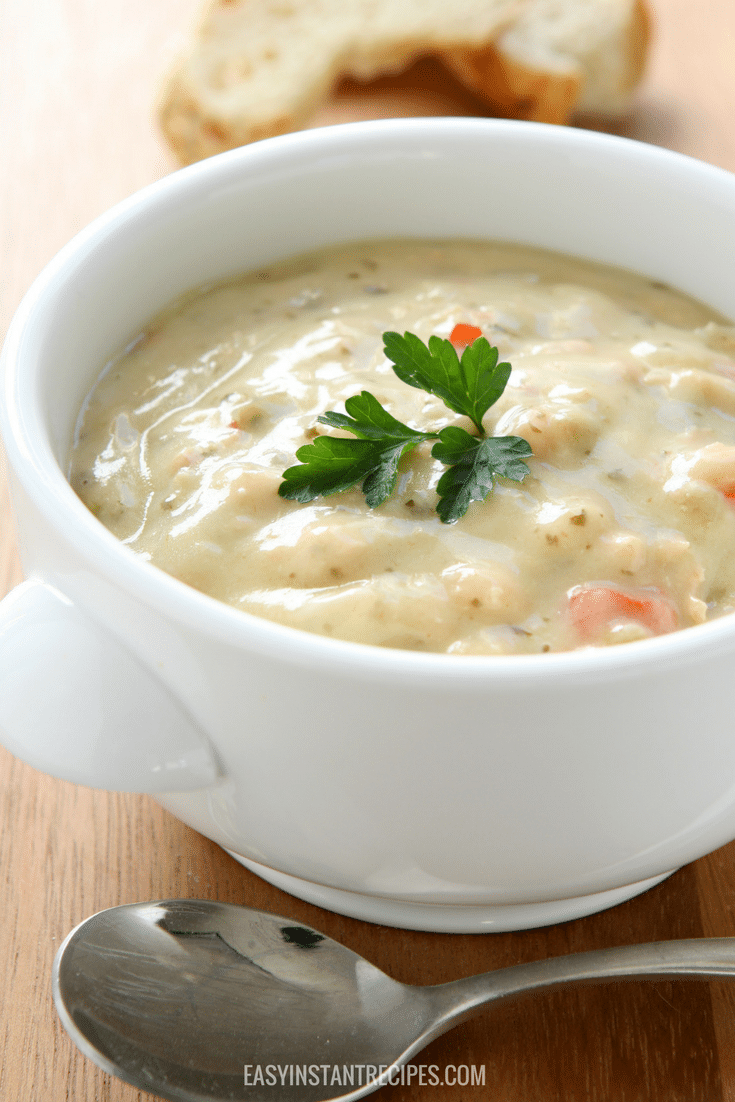 Instant Pot Creamy Chicken Rice Soup – Easy Instant Recipes