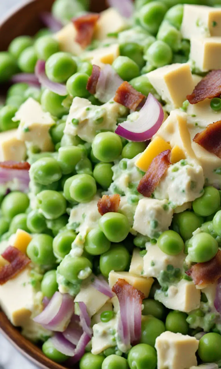 Love this Classic Pea Salad Recipe? Pin it to your favorite Salad Recipe Board.