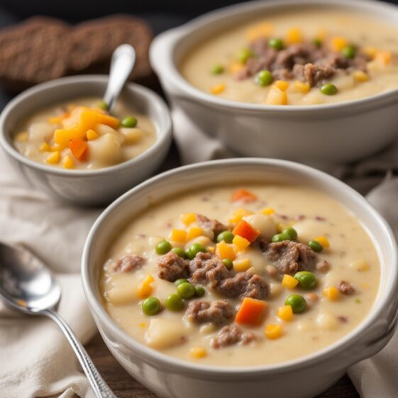 Creamy Potato & Hamburger Soup: A Comforting Delight for All Seasons ...