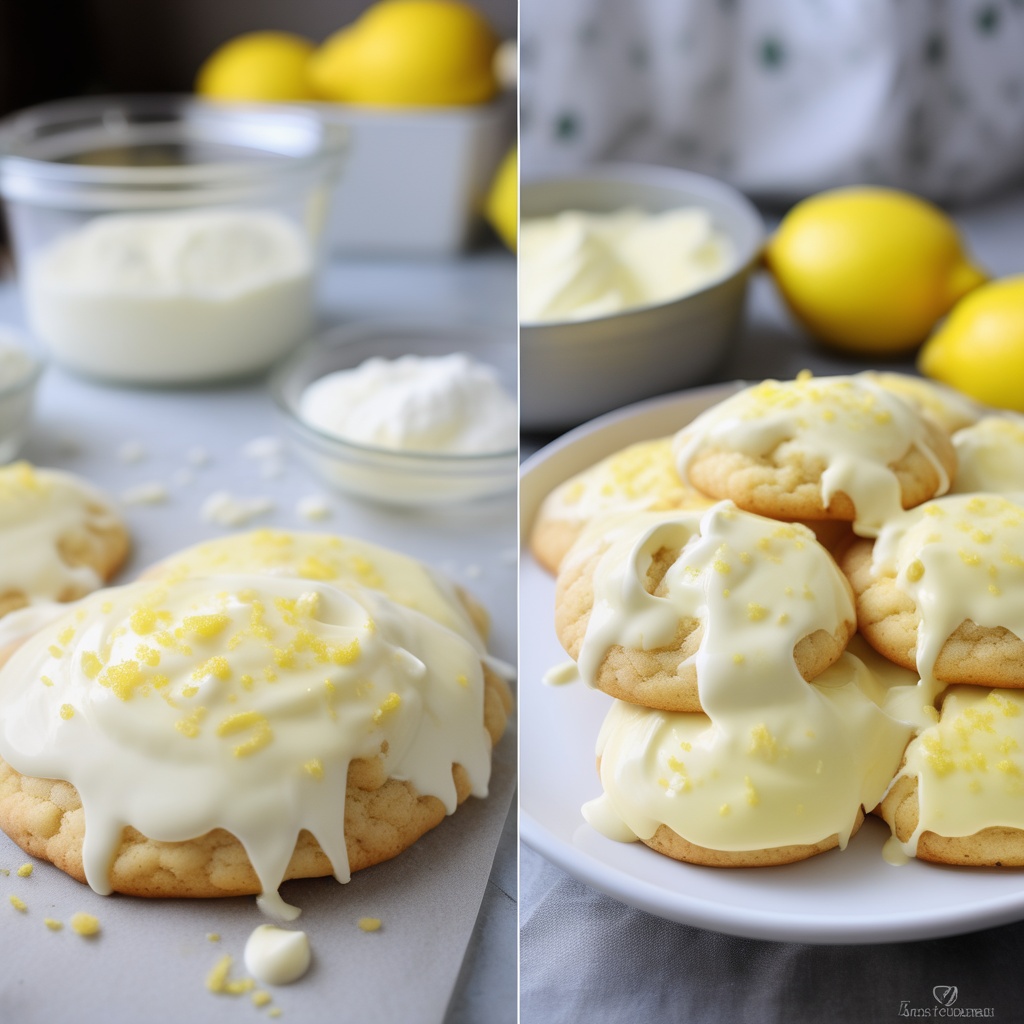 Gourmet Lemon Cream Cheese Cookies Recipe Ingredients