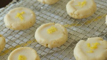 Baker Zesting Lemon for Cream Cheese Cookie