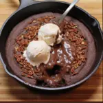 Indulge in our family's cherished Chocolate Skillet Cake Ice Cream recipe!
