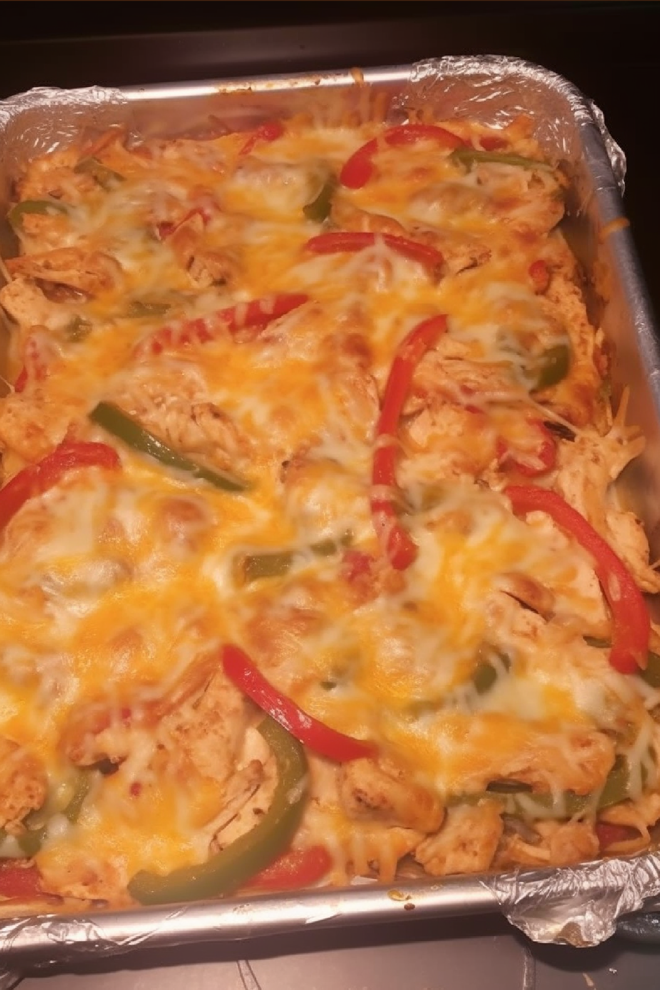 Discover how to make this delicious, cheesy Fajita Chicken Casserole. Perfect for a hearty family dinner!