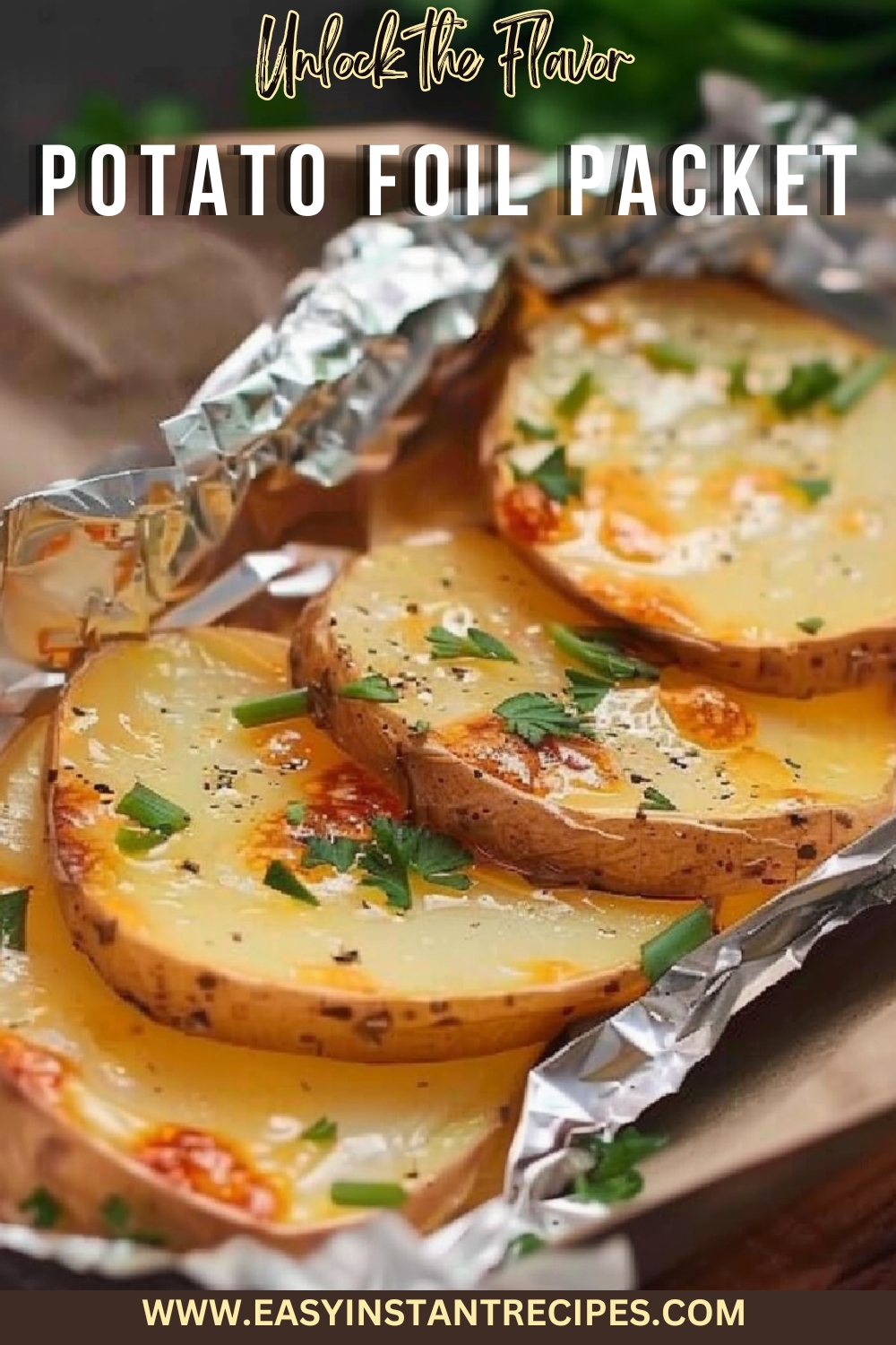 Love this Easy Potato Foil Packet recipe? Pin it to your favorite Recipe Board on Pinterest