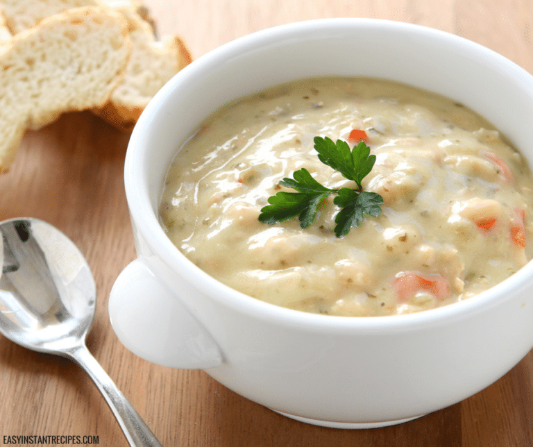 Instant Pot Creamy Chicken Rice Soup Easy Instant Recipes