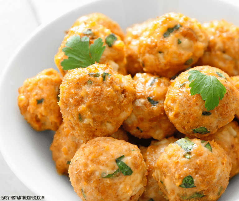 Instant Pot GarlicParmesan Turkey Meatballs Easy Instant Recipes