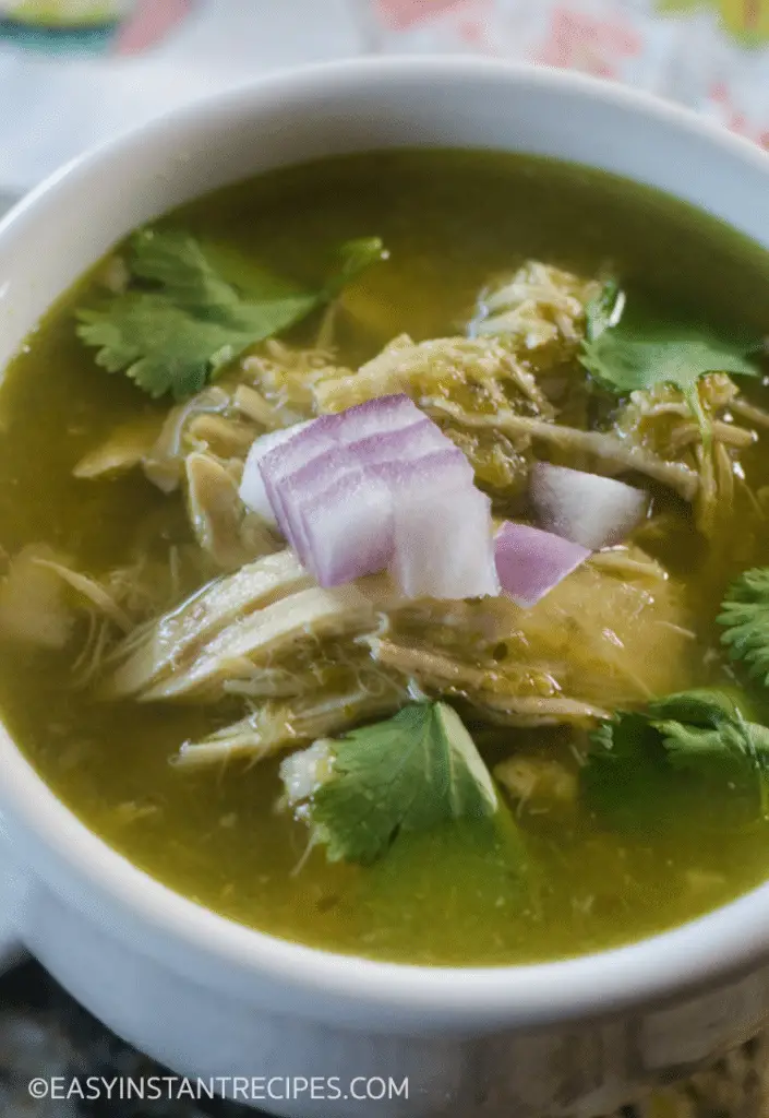 Instant Pot Chicken Chile Verde Recipe – Easy Instant Recipes