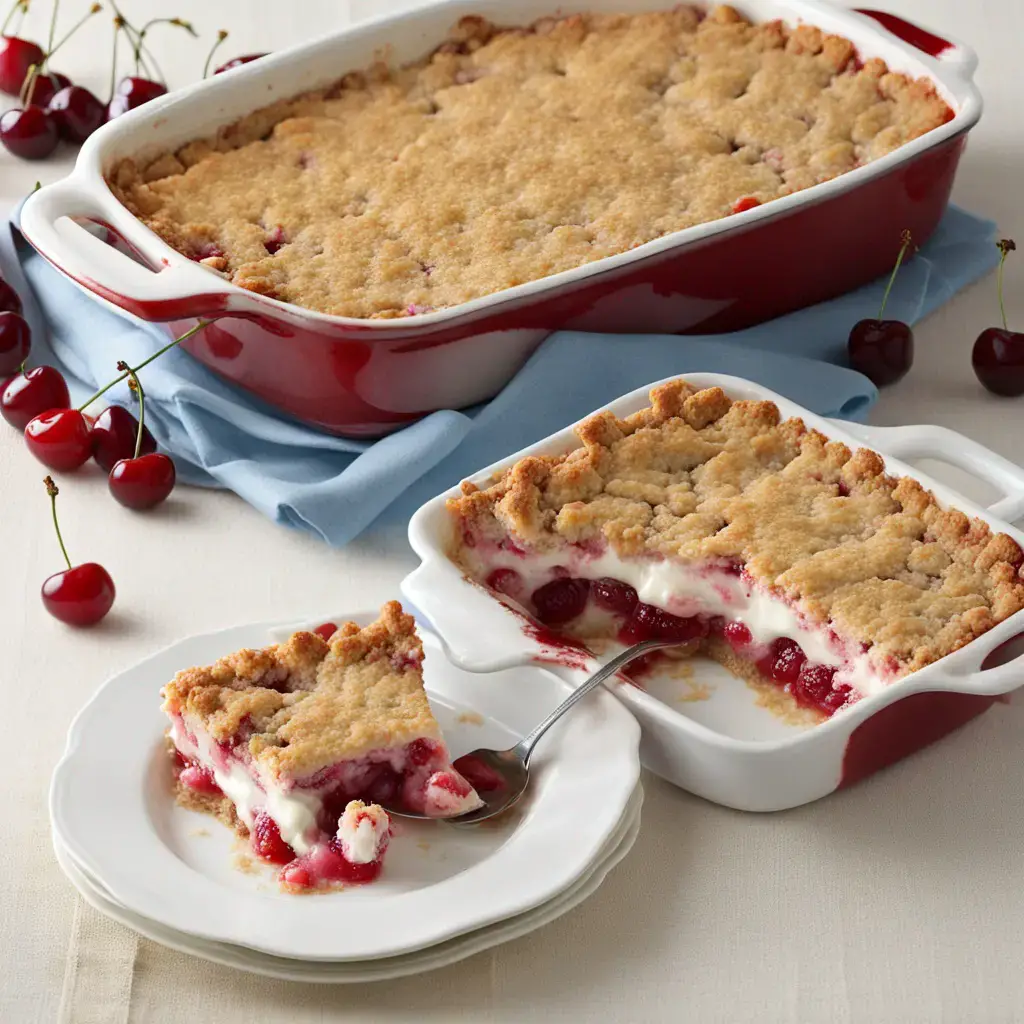 Buttery graham cracker crust preparation for Classic Cherry Feeling.