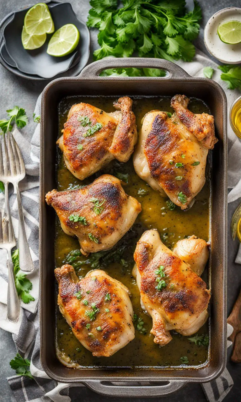 Did you love Grandma Lucy's baked chicken thighs? Pin this recipe