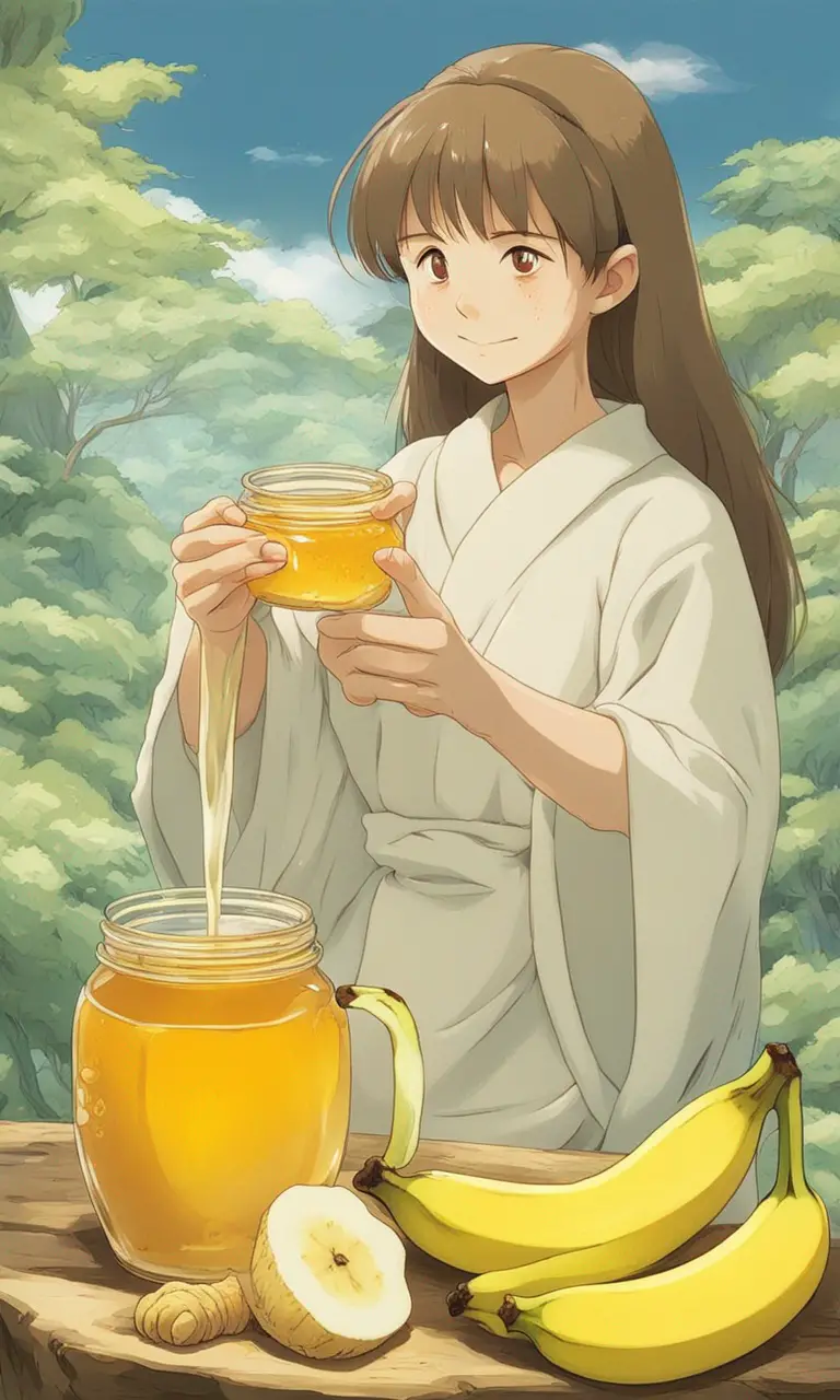 Woman sipping the natural cough relief drink with a relieved expression.
