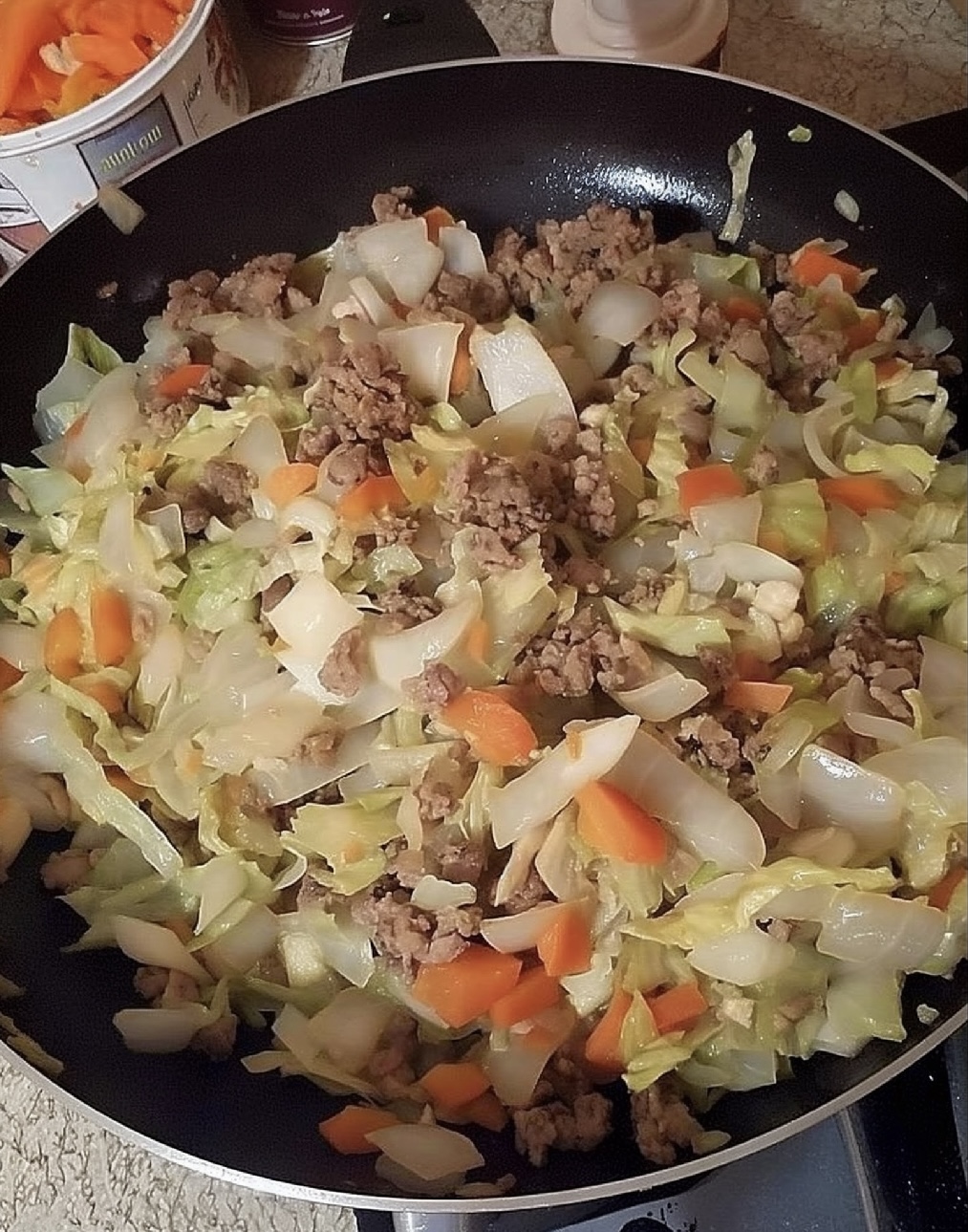 Grandma Lila’s Egg Roll in a Bowl Recipe