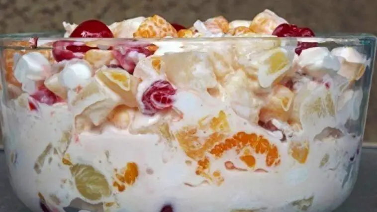 AMBROSIA-MARSHMALLOW FRUIT SALAD