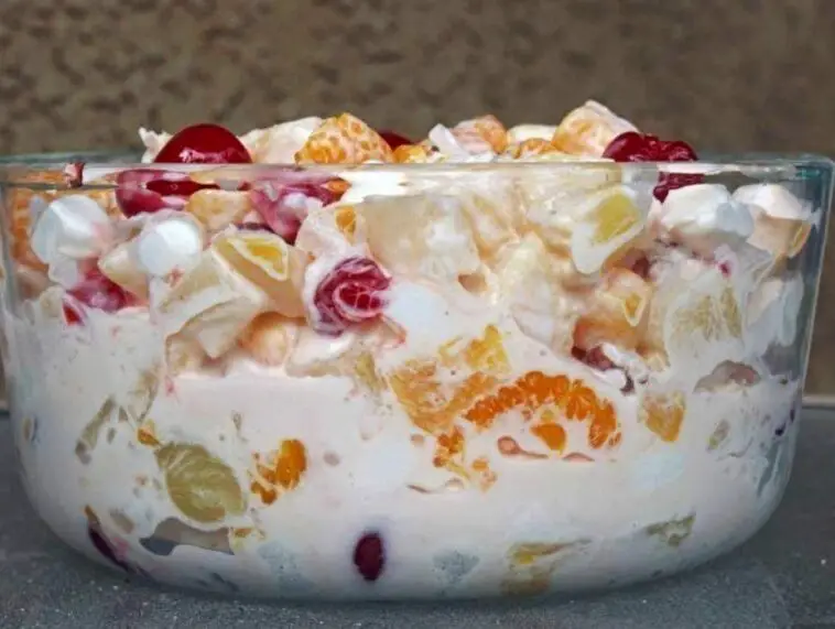 AMBROSIA-MARSHMALLOW FRUIT SALAD