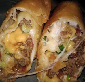 Beef and Cheese Chimichanga
