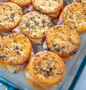Ritz Cracker Party Sandwiches