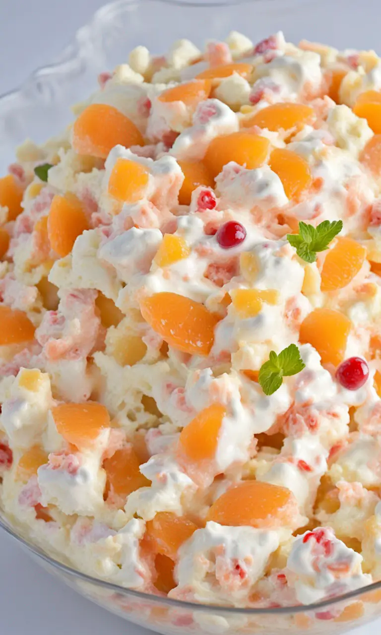 Classic Ambrosia Salad Pin for Pinterest