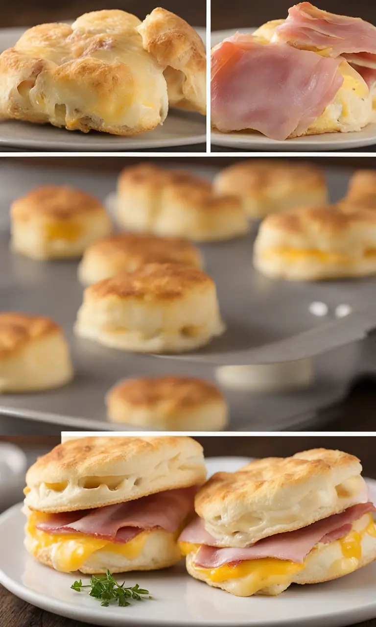 Keto-friendly version of Colby Jack cheese-stuffed biscuits