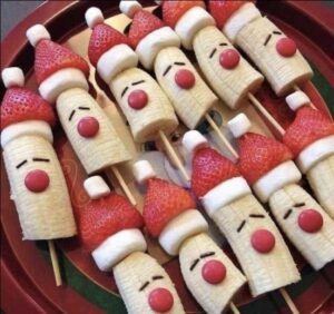 Delicious Banana Santa Skewers Recipe: A Festive Delight, Perfect For Christmas!