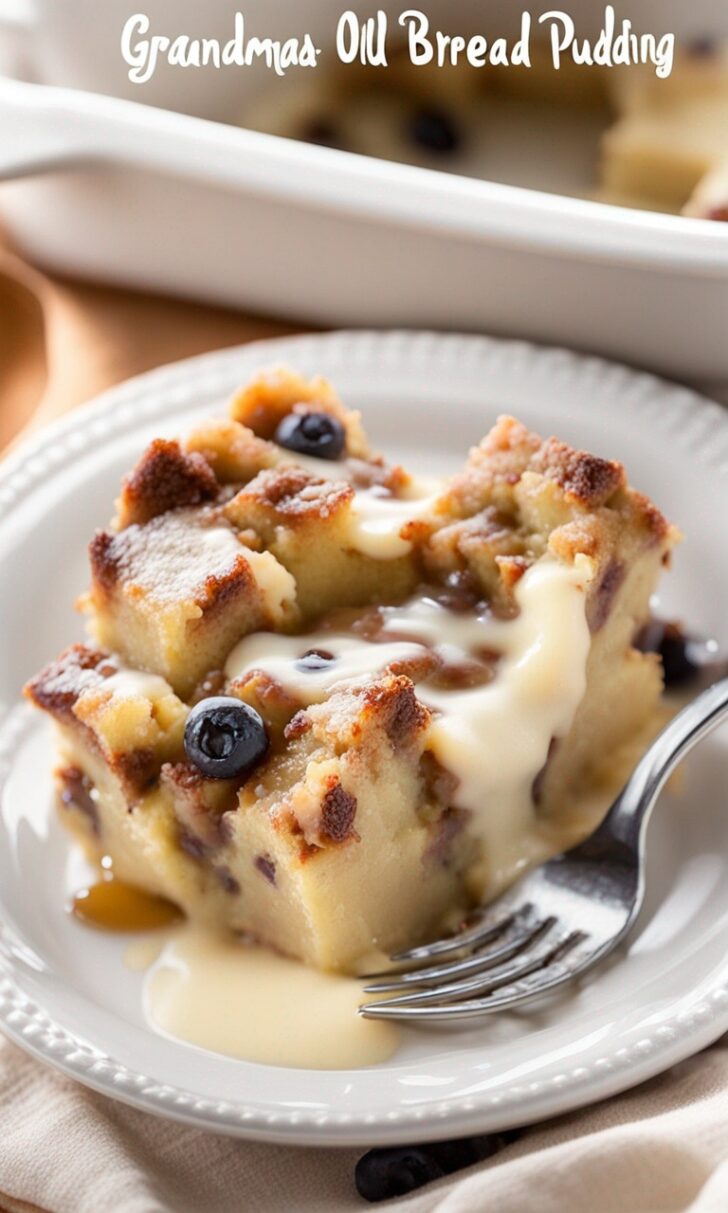 Rediscover the Charm of Grandma’s Old Fashioned Bread Pudding with