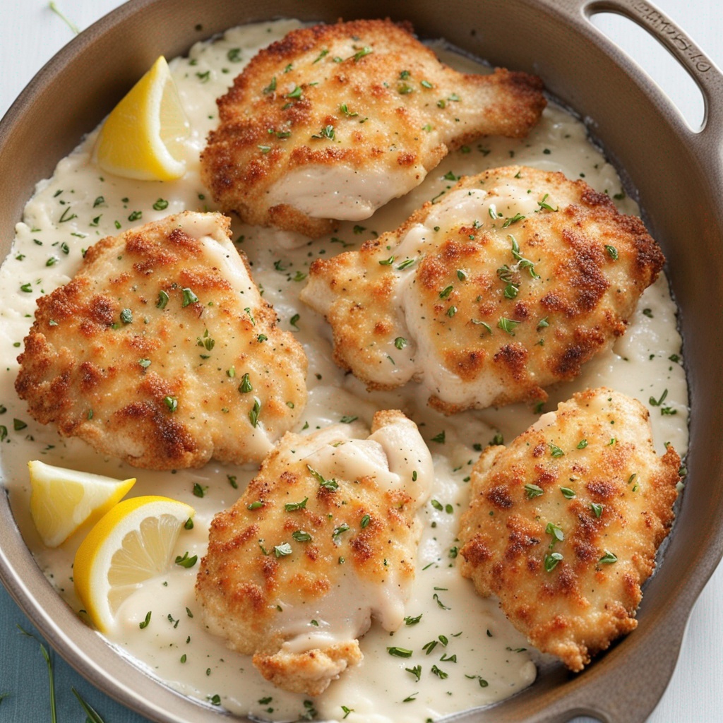 Oven-Baking Melt In Your Mouth Chicken.