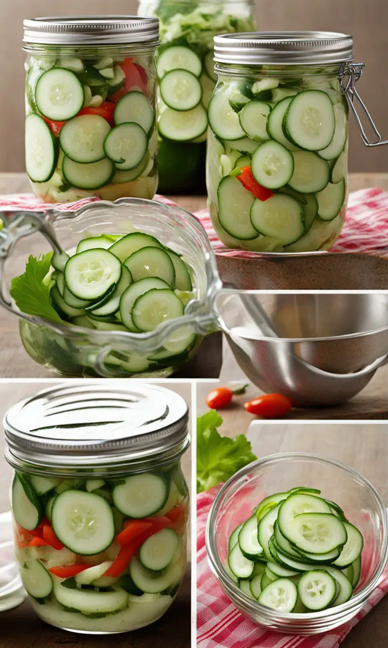 How to Make Your Cucumber Salad in a Jar