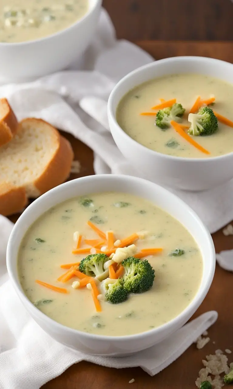 Wholesome Comfort: Homemade Broccoli & Cheese Soup | Discover the richness of slow-cooked soup, a treat for the whole family.