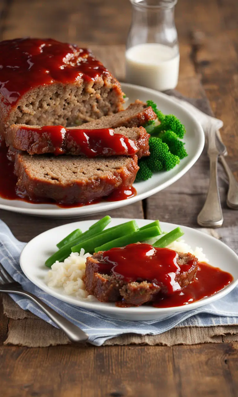 Preparing savory sweet meatloaf mixture, a popular comfort food recipe.