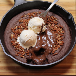 Decadent Chocolate Skillet Cake Ice Cream: A Family Favorite Recipe!