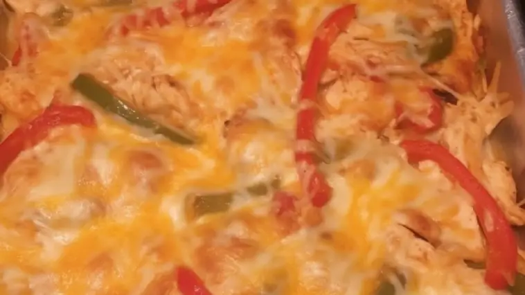 Discover how to make this delicious, cheesy Fajita Chicken Casserole. Perfect for a hearty family dinner!