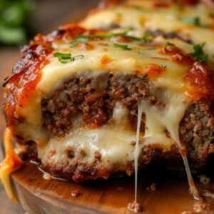 Cheese Stuffed Meatloaf
