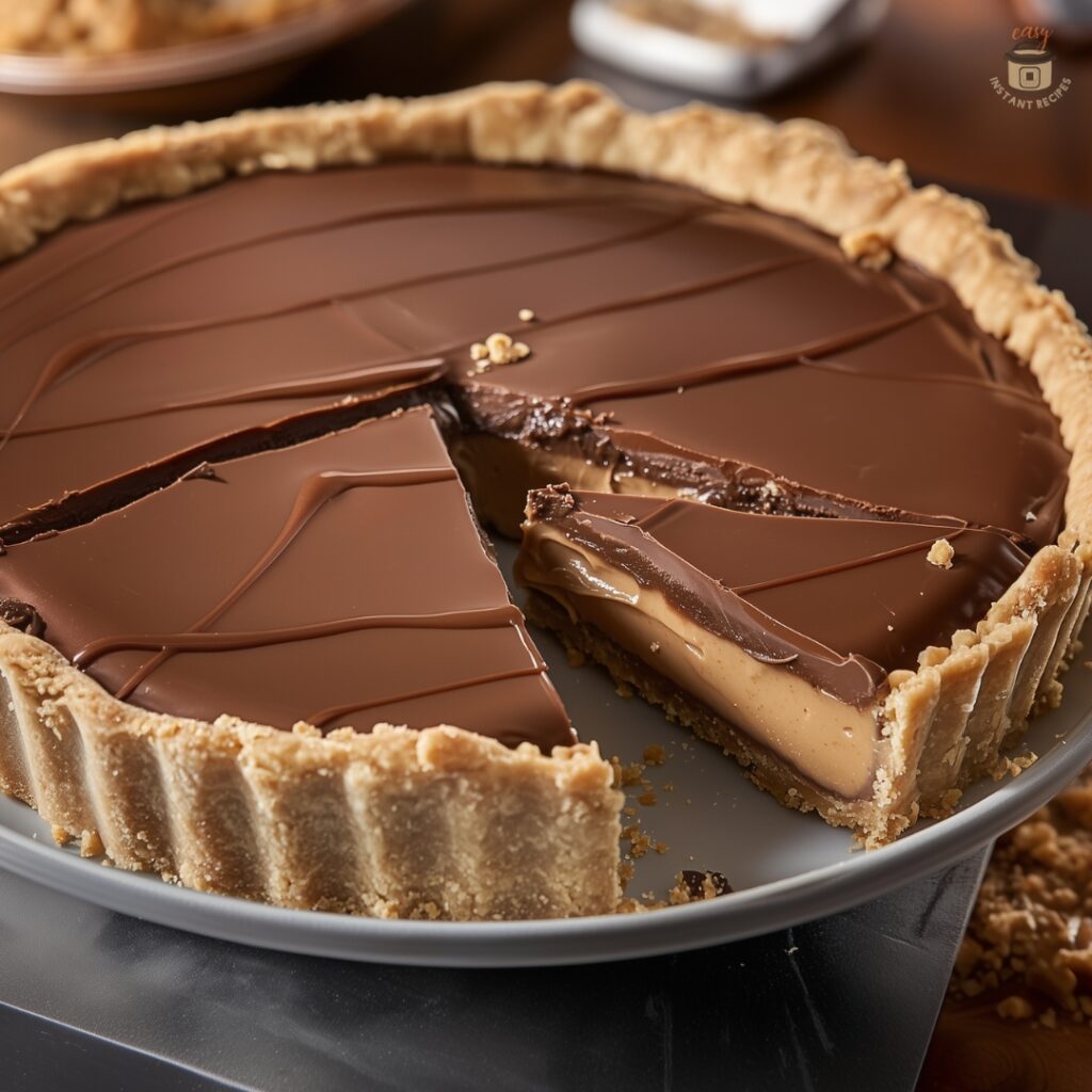 Irresistible Giant Reese's Peanut Butter Cup Pie Recipe