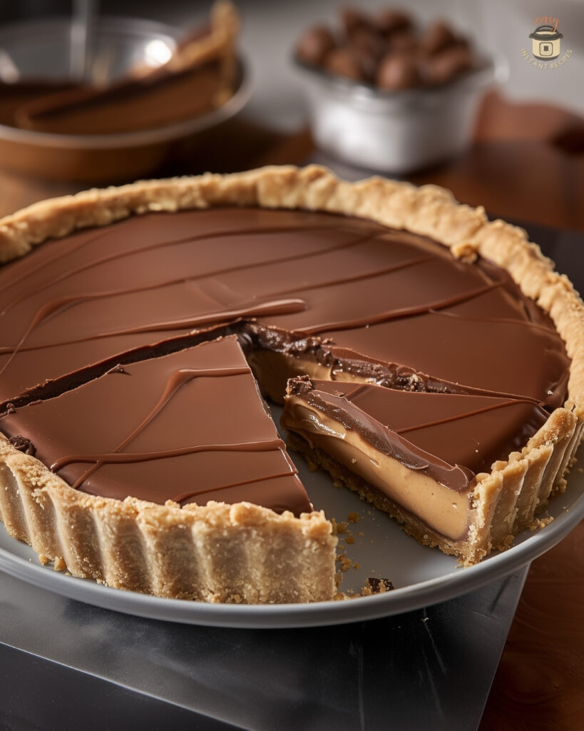 Giant Reese's Peanut Butter Cup Pie Recipe