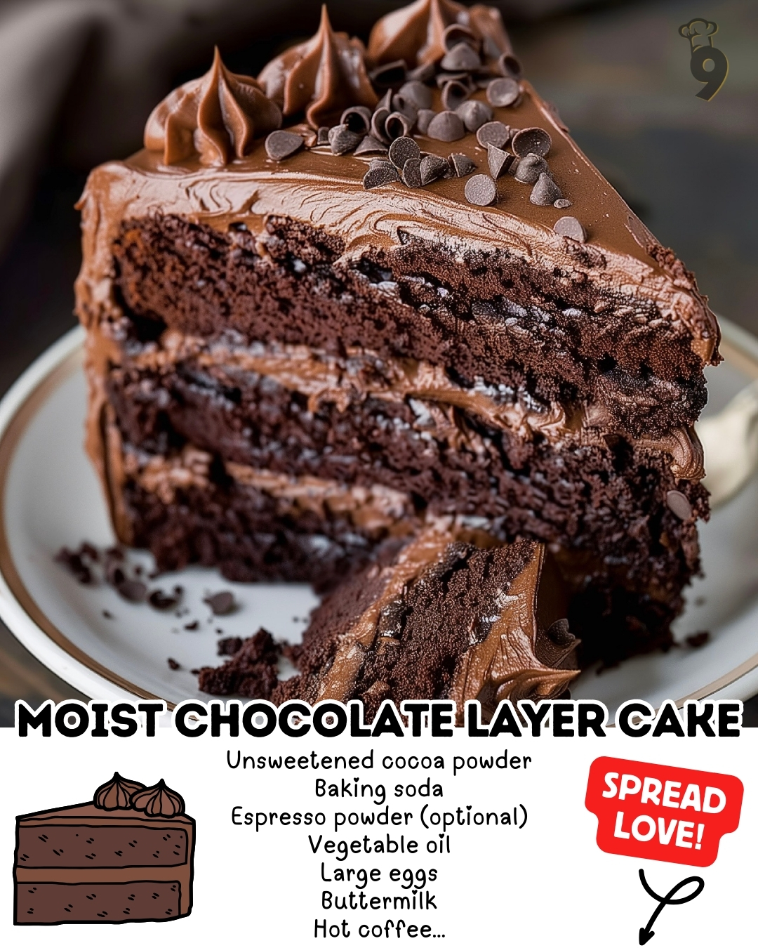 The Best Ever Moist Chocolate Layer Cake