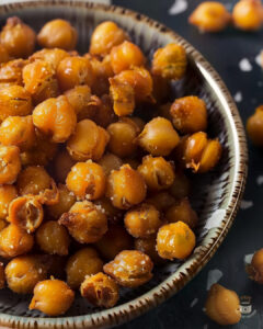 Crispy, Crunchy Roasted Chickpeas