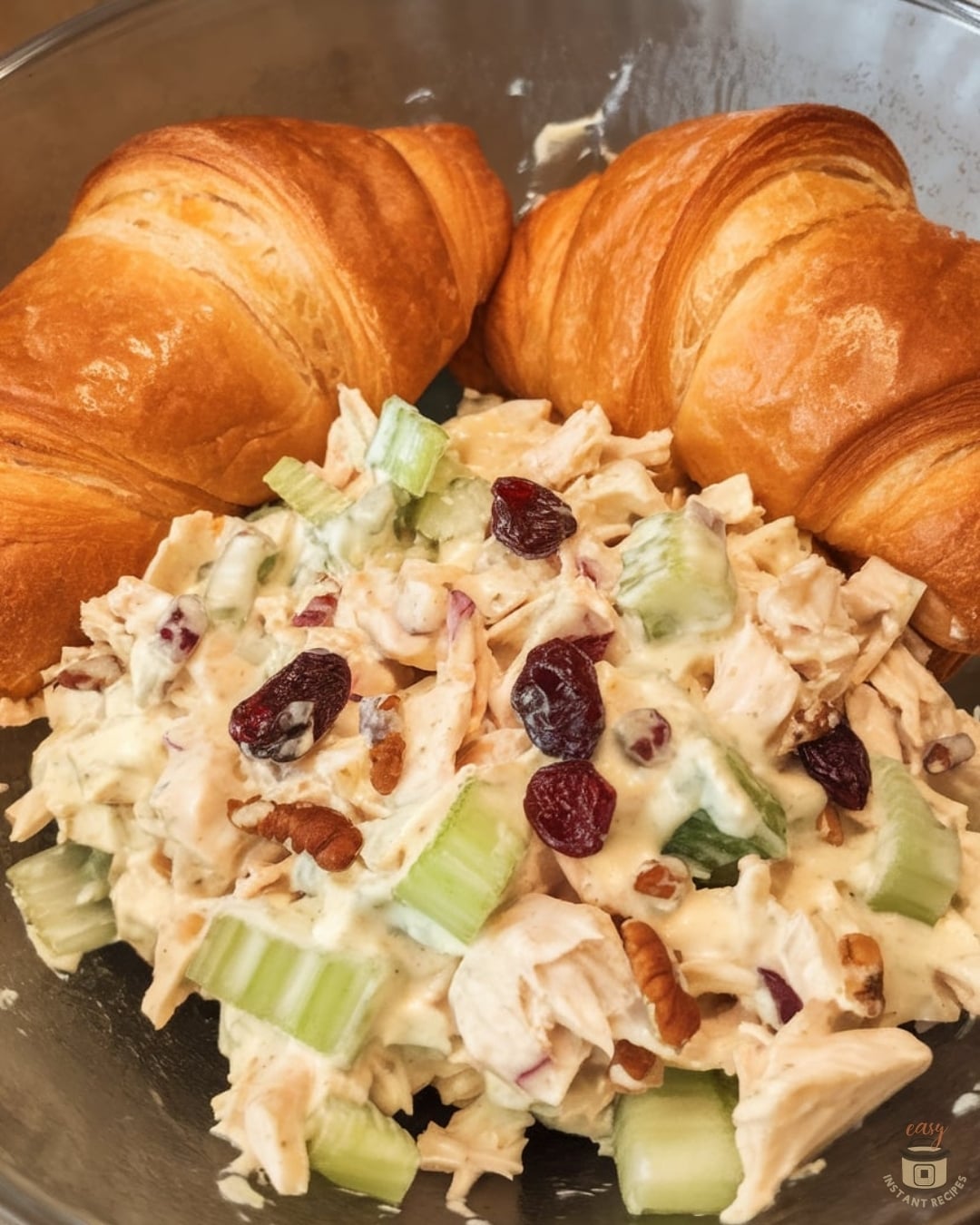 Chicken Salad on Croissants A delicious and refreshing sandwich perfect for lunch or a light dinner!