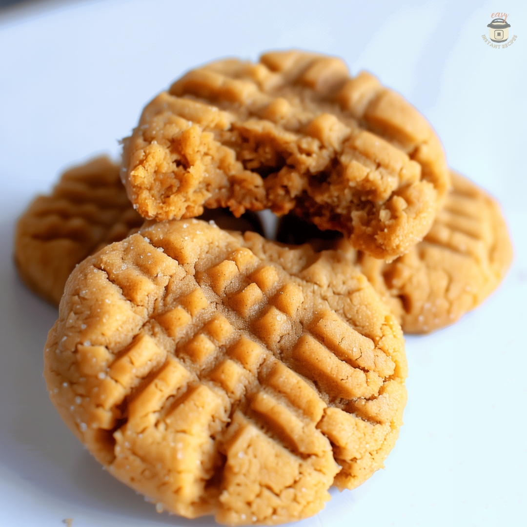 Easy Flourless Peanut Butter Cookies Recipe