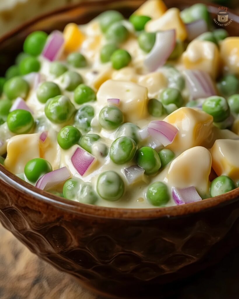 Savor the nostalgia with my recipe for Old Fashioned Pea Salad, a creamy 1950s classic that's as delightful today as it was back then!
