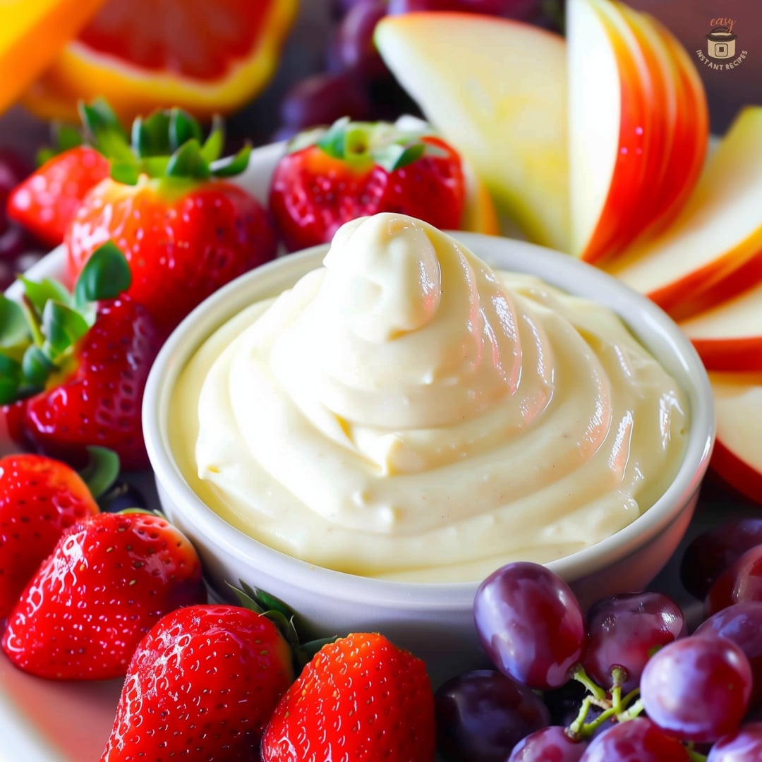 Creamy Cream Cheese Fruit Dip Recipe - Easy & Delicious