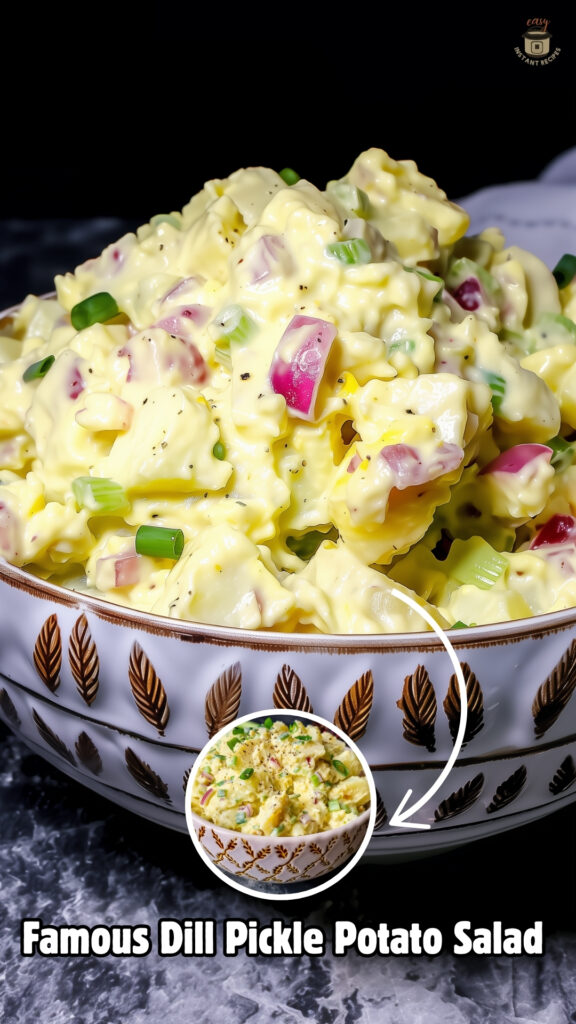 Famous Dill Pickle Potato Salad