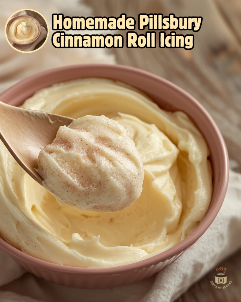 Homemade Pillsbury
Cinnamon Roll Icing