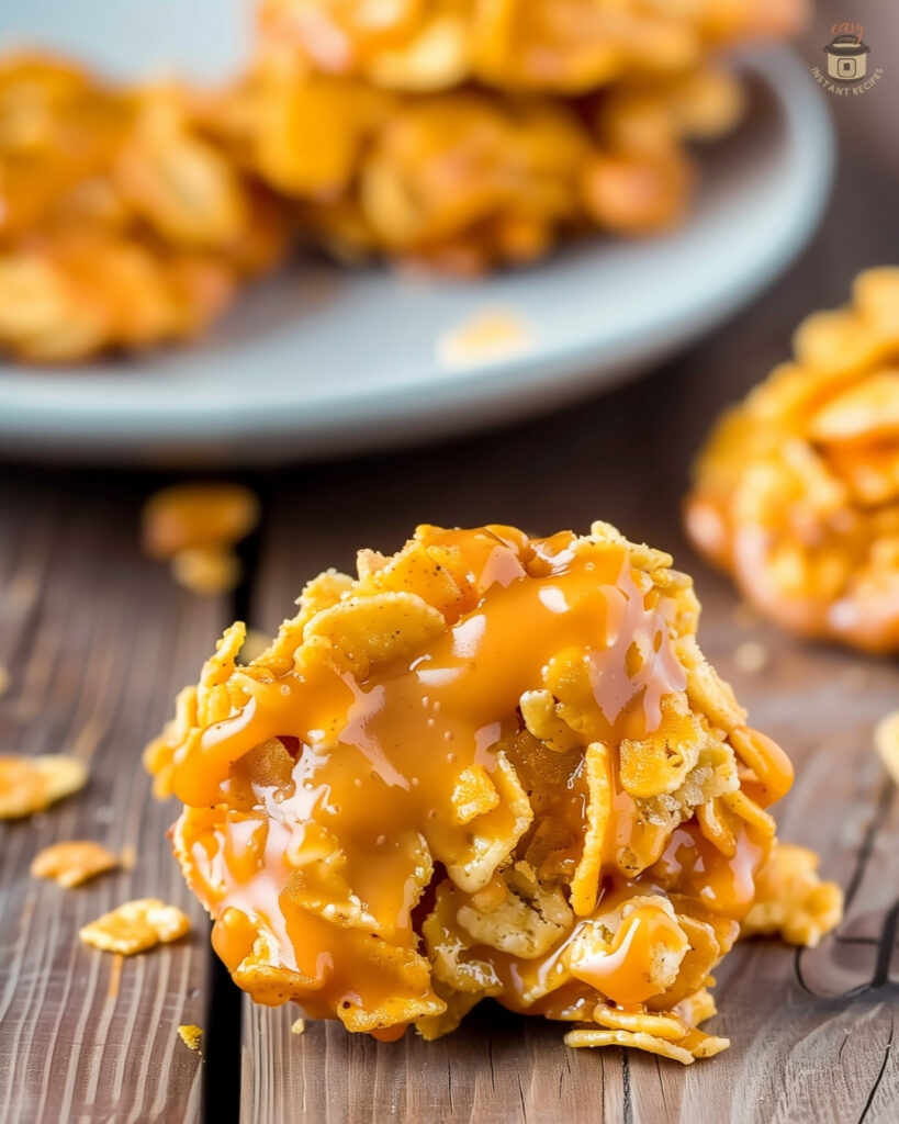 No Bake Peanut Butter Cornflake Cookies: Easy 5-Ingredient Recipe