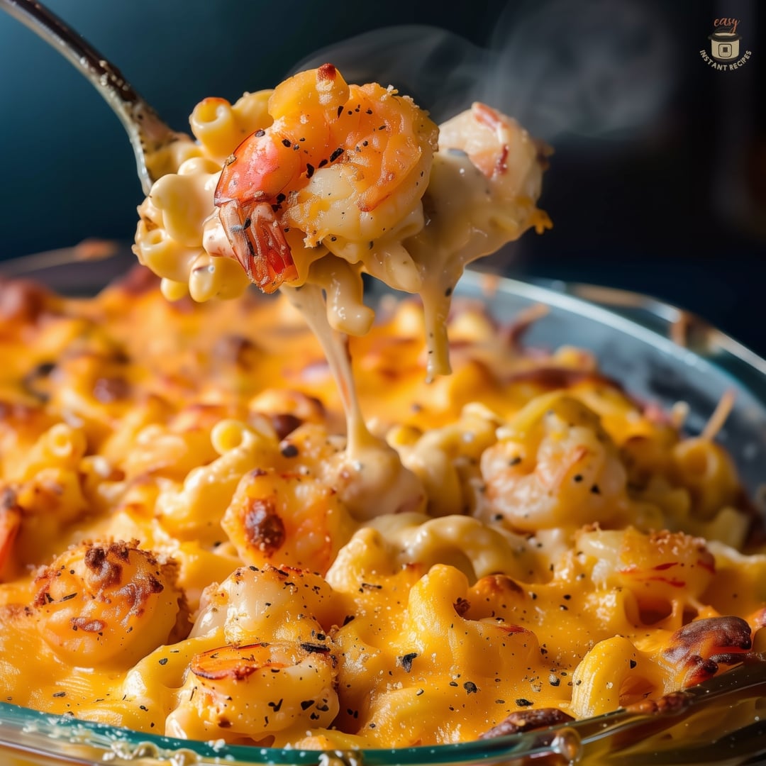 Enjoying Your Gourmet Seafood Mac and Cheese Bake