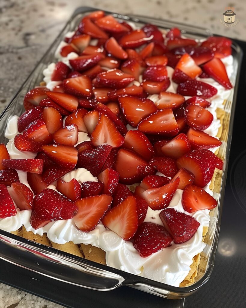 Elevate Your Summer Dessert Game with Our Strawberry Cream Cheese Icebox Cake