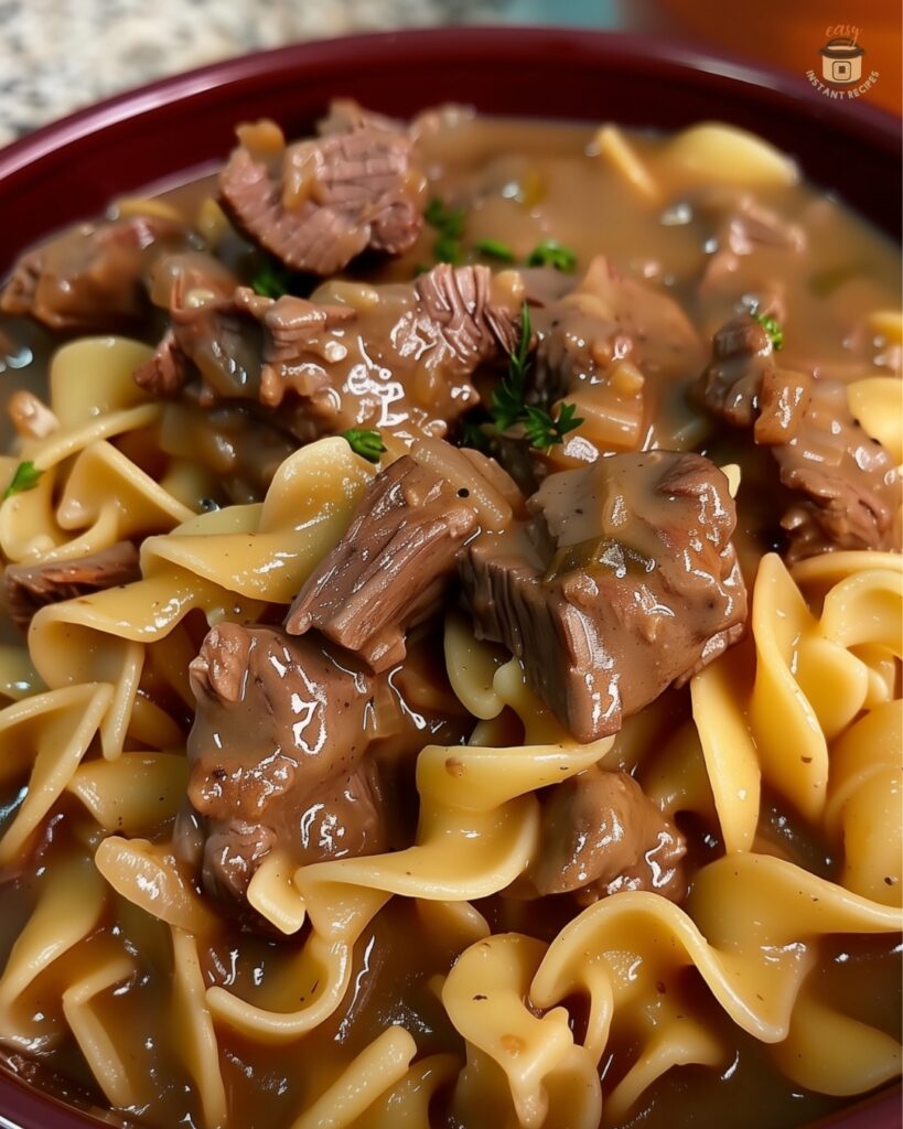 Easy Crockpot Beef Tips and Noodles: The Perfect Comfort Food