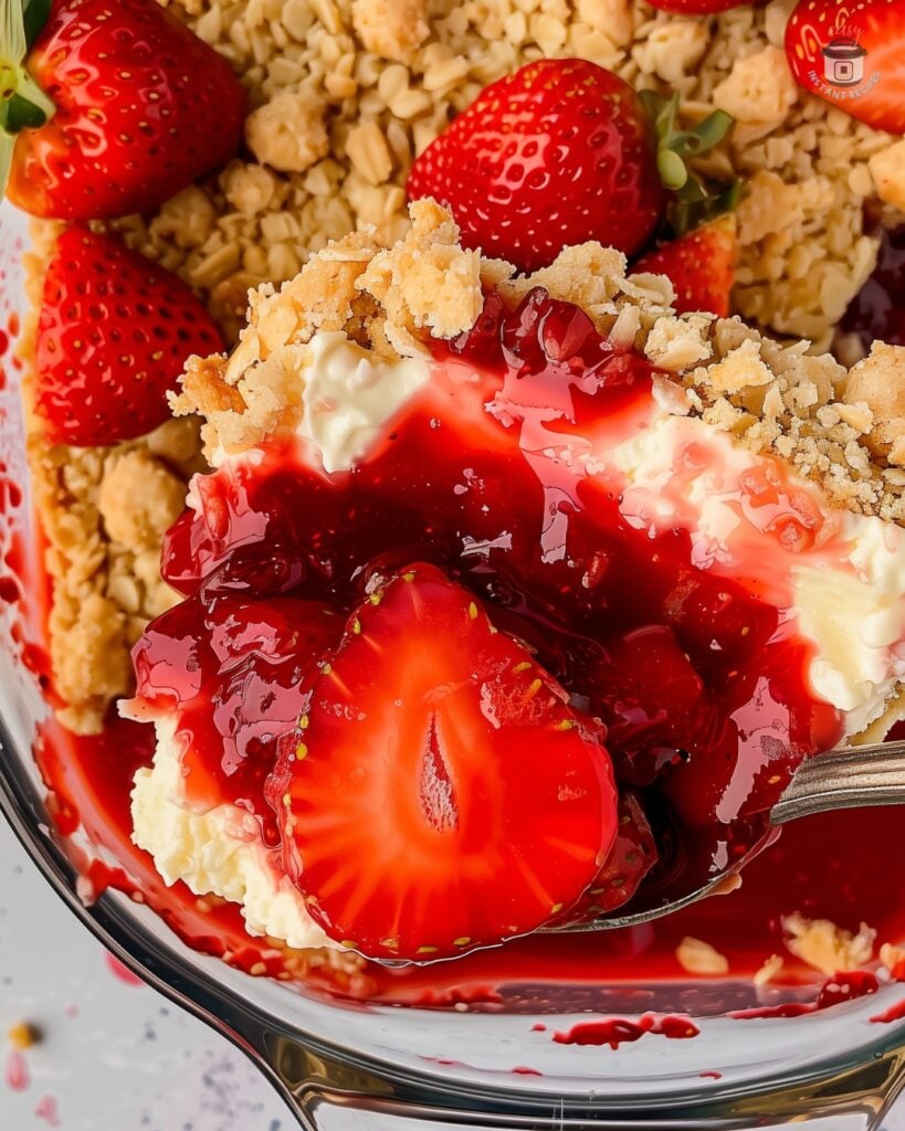 strawberry dump cake fresh strawberries