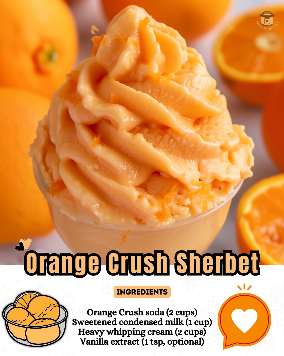 Refreshing Orange Crush Sherbet Recipe