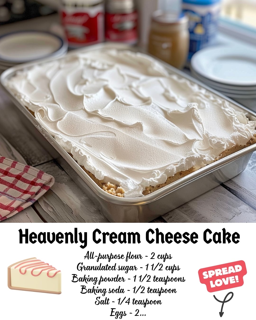 Heavenly Cream Cheese Cake