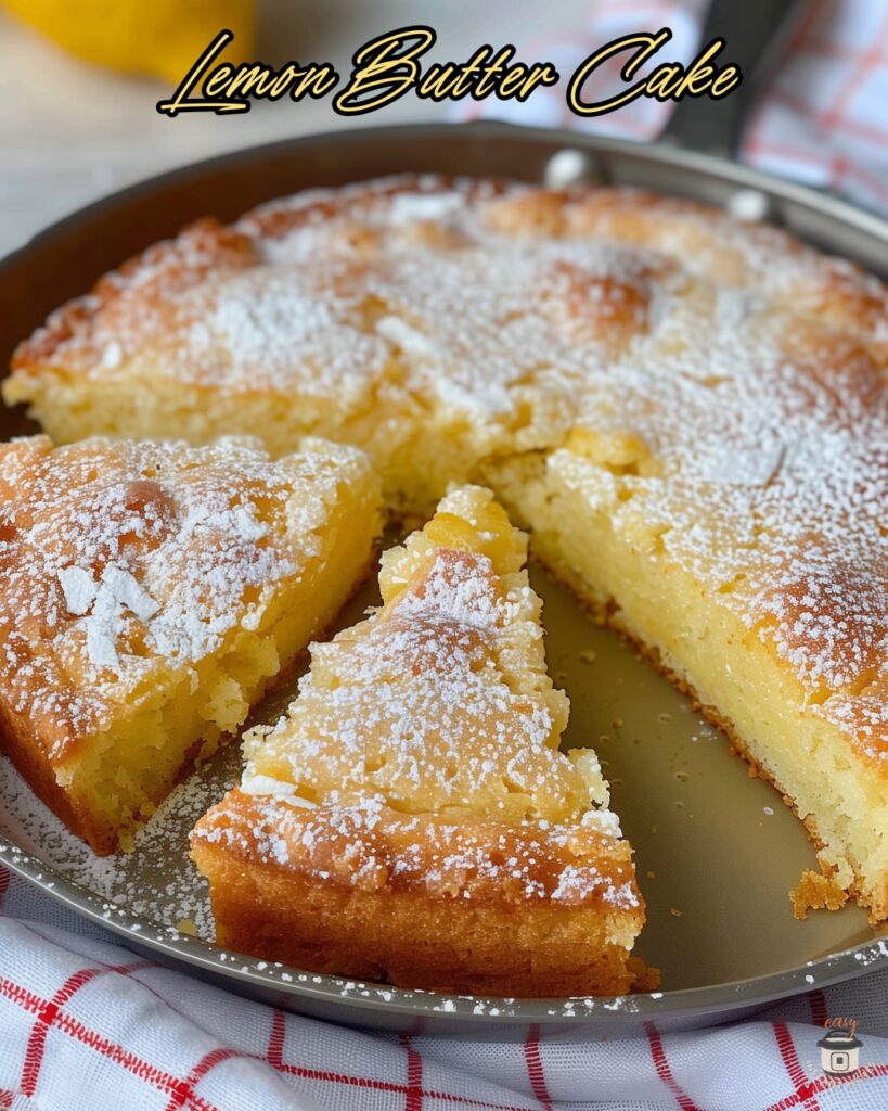 Irresistible Lemon Butter Cake Recipe